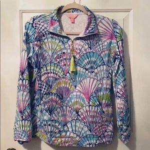 Lilly Pulitzer Blue Serene Oh Shello Popover